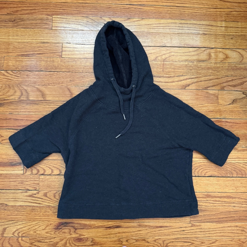 Pact Cropped Short Sleeve Hoodie